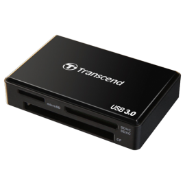 TRANSCEND USB3.0 čitač kartica (Crni) - TS-RDF8K